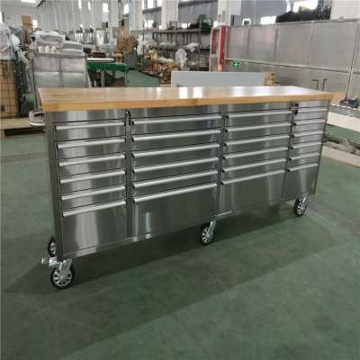 rolling tool box set cabinet workshop garage metal tool trolley