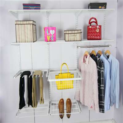 DIY bedroom clothes storage wardrobe walk in closet standard size