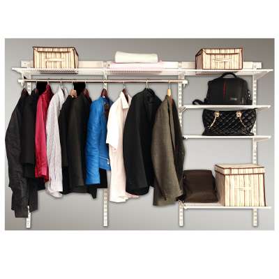 Ningbo DIY metal shelves for wardrobe / Closet Wire Shelving system