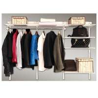 Ningbo DIY metal shelves for wardrobe / Closet Wire Shelving system